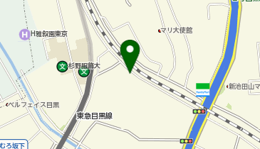 ポピンズナーサリースクール目黒の地図画像