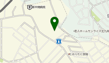 中間市中央公民館の地図画像