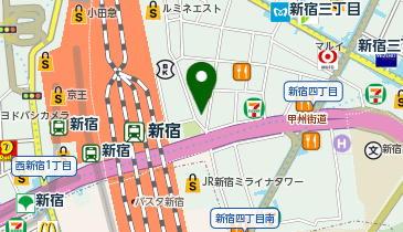 パセラボタワー新宿店の地図画像