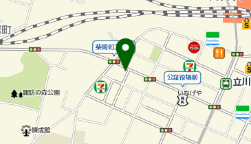ラーメン二郎 立川店の地図画像