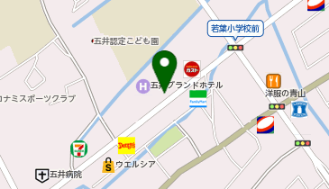 すし波奈まとい亭 五井グランドホテル店の地図画像