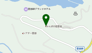 恵那峡温泉ホテル ゆずり葉の地図画像
