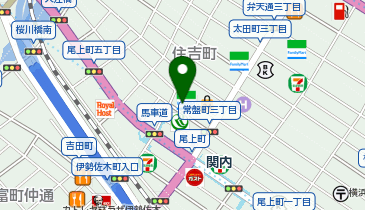 ロウリューランド 関内馬車道の地図画像
