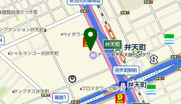 ニンジャ☆パーク大阪ベイタワー店の地図画像