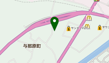 保育園与那原ベアーズの地図画像