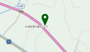 地鶏食堂 朝倉店の地図画像