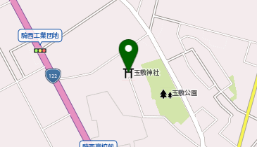 玉敷神社の地図画像