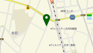 ハルツキ菓子店の地図画像