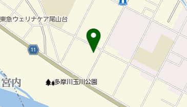 玉堤地区会館の地図画像