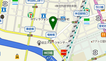 PRO SHOP HANDBALL7(プロ ショップ ハンドボールセブン) 神田本店の地図画像