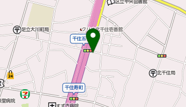 カメリアキッズ北千住園の地図画像