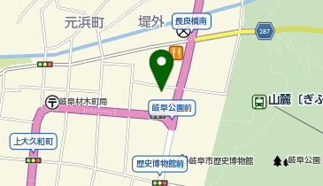 甘味処鎌倉 岐阜公園前店の地図画像