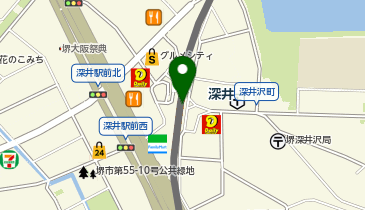 街のみなと 深井店の地図画像