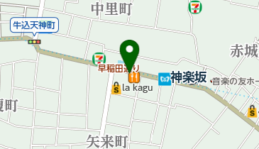 カフェ・ベローチェ 神楽坂駅前店の地図画像