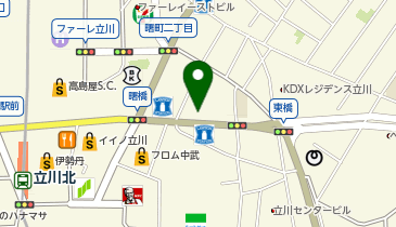かねだい 立川店の地図画像