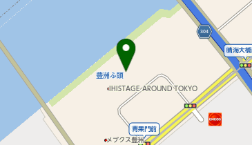 豊洲MiCHiの駅の地図画像