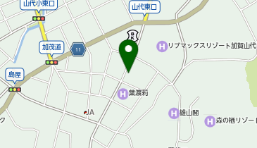 おんせん図書館みかんの地図画像