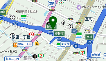 ギャルリー東京ユマニテの地図画像