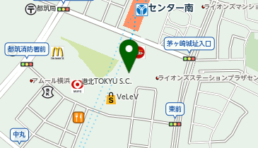 都市再生機構 UR港北営業センターの地図画像