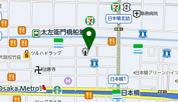 ウインズ道頓堀の地図画像