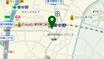 TJK 東中野保健センターの地図画像