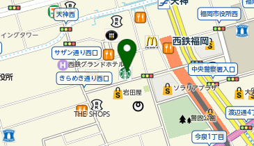 ザ・ロウ 岩田屋本店の地図画像