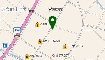 ワークマン #ワークマン女子 ゆめモール西条店の地図画像