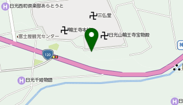 ビームス ジャパン 日光の地図画像
