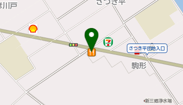 牛たん けやき 三郷店の地図画像