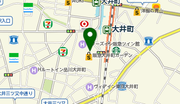 たごさく 阪急 大井食品館店の地図画像