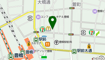 だし◯(マル)の地図画像