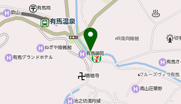 有馬川親水公園の地図画像