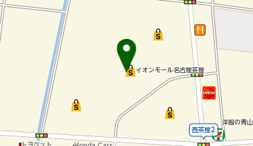 豚米 イオン茶屋店の地図画像