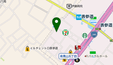 HAUTE COUTURE CAFE OMOTESANDO(オート クチュール カフェ オモテサンドウ)の地図画像