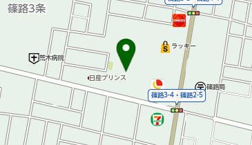 理容プラージュ 篠路店の地図画像