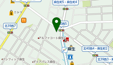 理容プラージュ 麻生店の地図画像