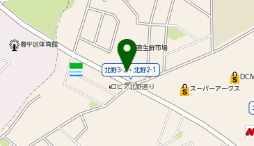 理容プラージュ 北野店の地図画像