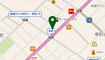 理容プラージュ 江別店の地図画像