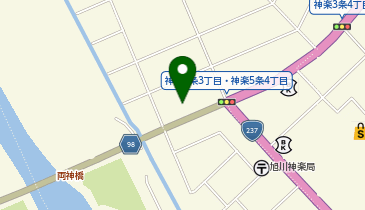 理容プラージュ 旭川神楽店の地図画像