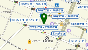 理容プラージュ 旭川買物公園通り駅前店の地図画像