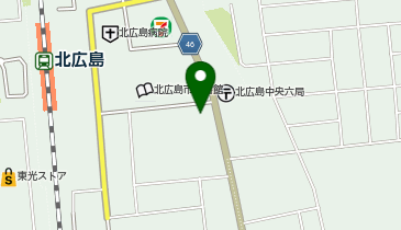 理容プラ-ジュ  北広島店の地図画像