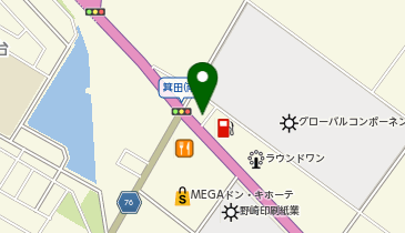 理容プラージュ 鴻巣箕田店の地図画像