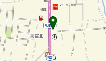 理容プラージュ 高宮店の地図画像