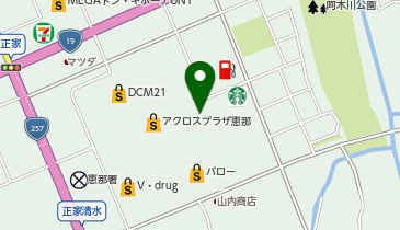 理容プラージュ アクロスプラザ恵那店の地図画像