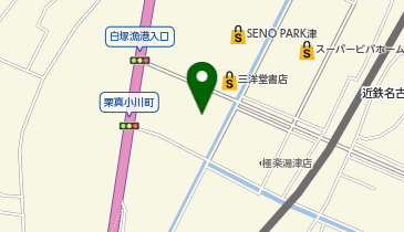 理容プラージュ セノパーク津店の地図画像