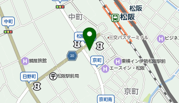 理容プラージュ 松阪店の地図画像