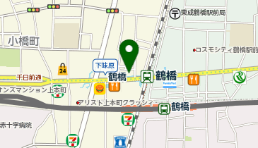 理容プラージュ 鶴橋店の地図画像