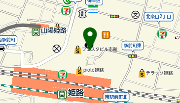 理容プラージュ 姫路店の地図画像