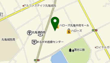 理容プラージュ 丸亀中府店の地図画像