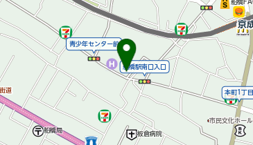 パソコンドック24 船橋店の地図画像